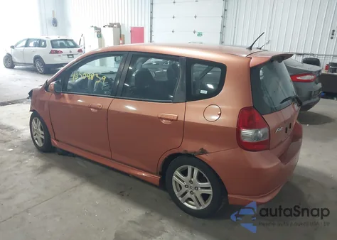 2008 Honda Fit Sport из США, поврежденный, VIN JHMGD38688S028527